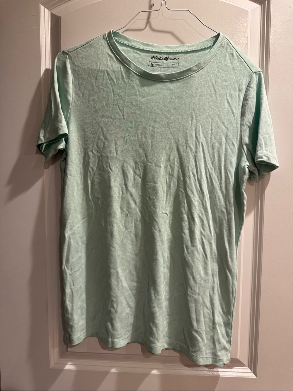 Eddie Bauer Light Mint Short Sleeve Crewneck Tee